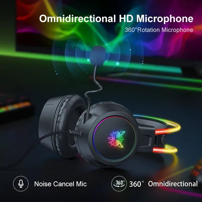 Casque gaming oreilles de chat RGB surround — PC PS4 Xbox GamerZone