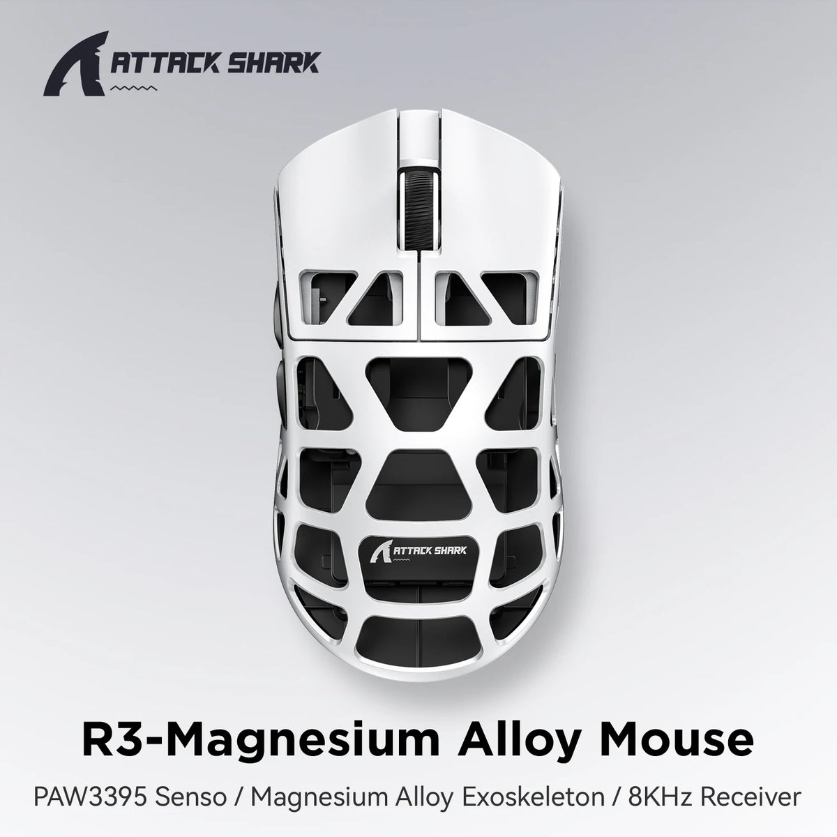 Attack Shark R3 – Souris Gaming Ultra-Légère 46 g - GamerZone