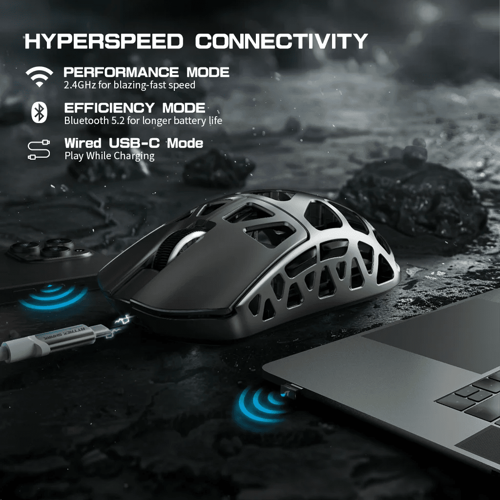 Attack Shark R3 – Souris Gaming Ultra-Légère 46 g - GamerZone