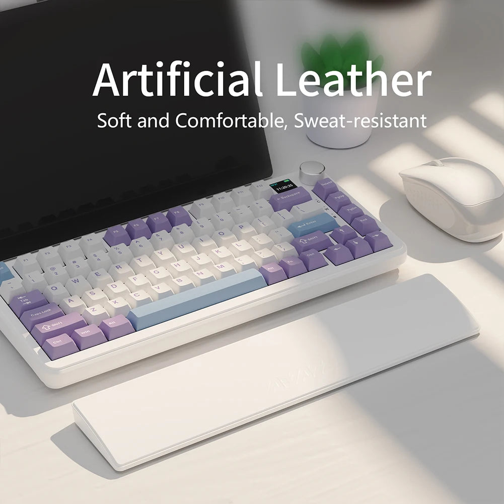 Repose-Poignet Gaming Clavier — Mousse à Mémoire de Forme, Base Antidérapante, 81 Touches