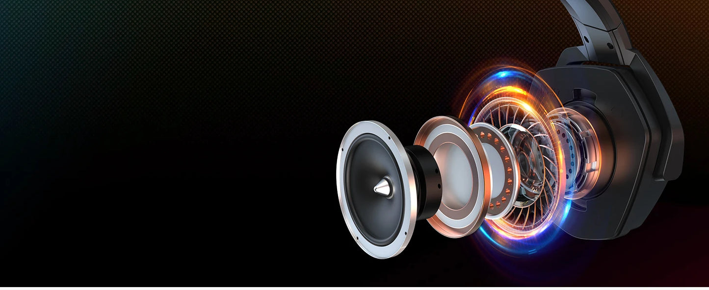 Casque Gaming Sans Fil NUBWO G06 — 100h Autonomie Bluetooth - GamerZone