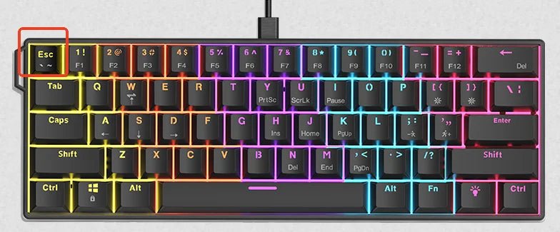 Clavier Mécanique Gaming AJAZZ NK61 — 60% RGB Hot-Swap 61 Touches - GamerZone