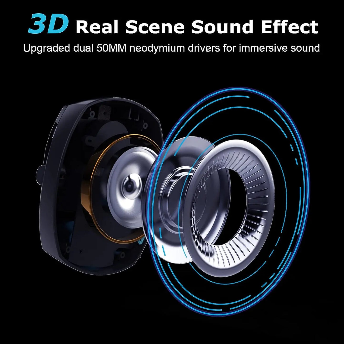 Casque Gaming Sans Fil 3 - en - 1 — Bluetooth / PC / PS4 / PS5 / Xbox - GamerZone
