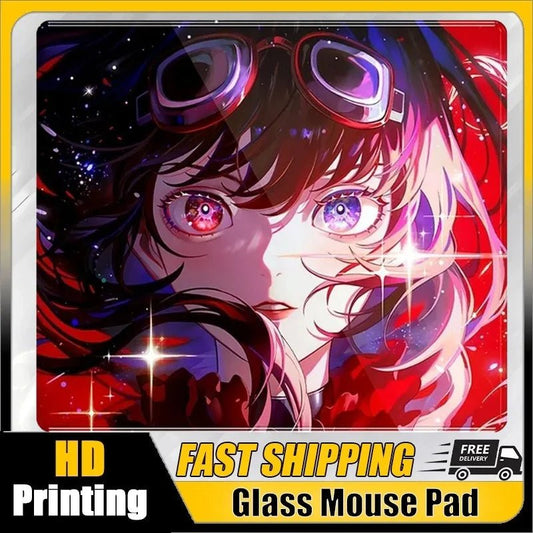 Tapis de souris verre gaming ATK Crimson Glass YUME FPS