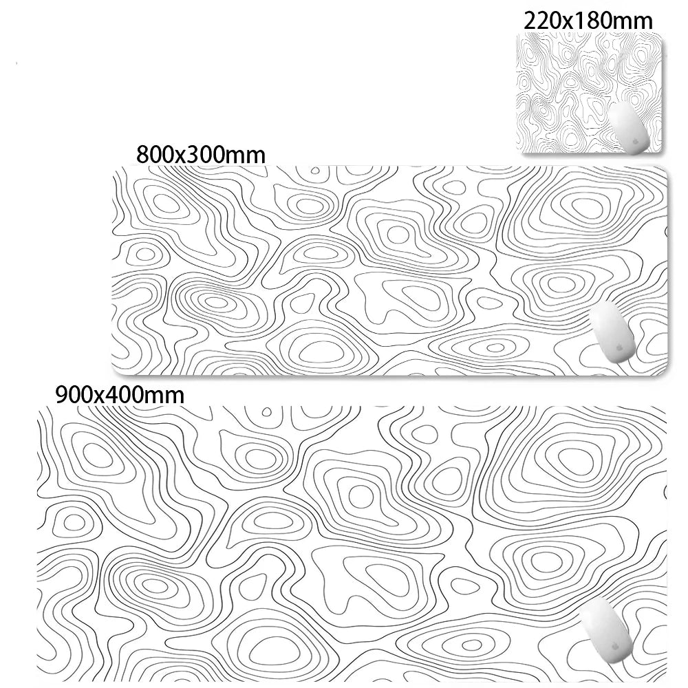 Tapis de Souris Gaming XXL Strata Liquid — Bords Cousus - GamerZone