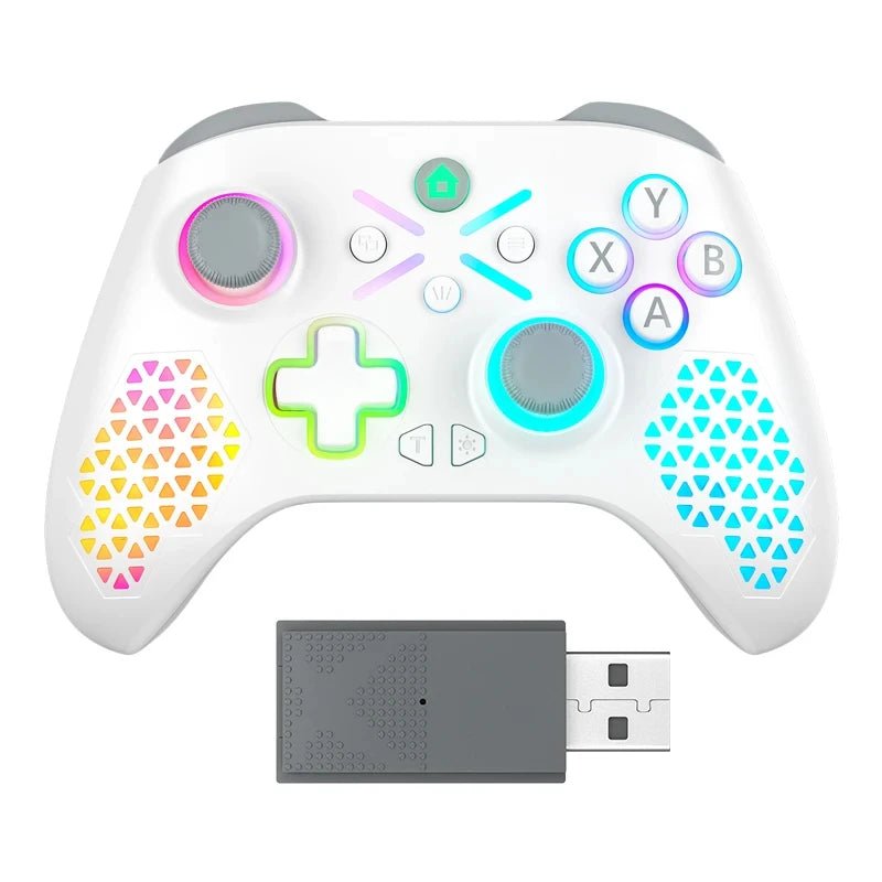Manette Gaming Sans Fil Xbox — RGB 8 Modes / Gyroscope / Xbox & PC - GamerZone