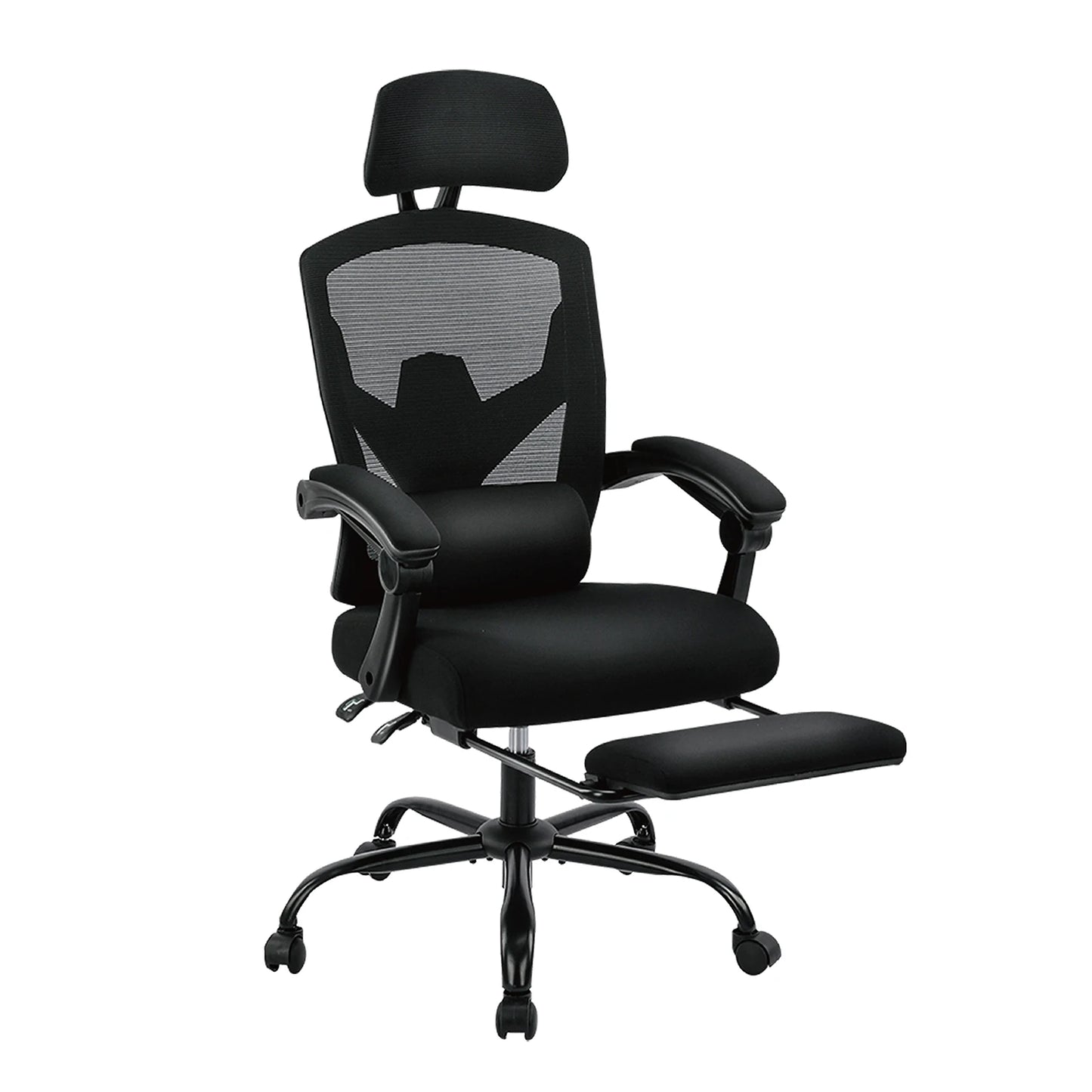 Chaise Ergonomique Gaming JHK — Dossier Haut Maille, Repose-pieds, Soutien Lombaire - GamerZone
