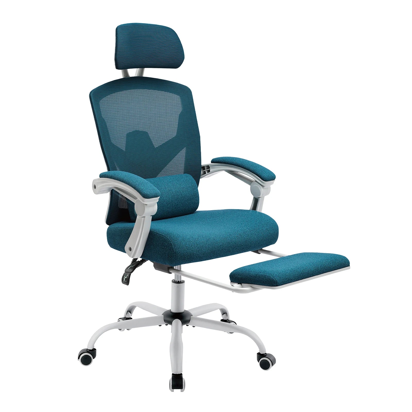 Chaise Ergonomique Gaming JHK — Dossier Haut Maille, Repose-pieds, Soutien Lombaire - GamerZone