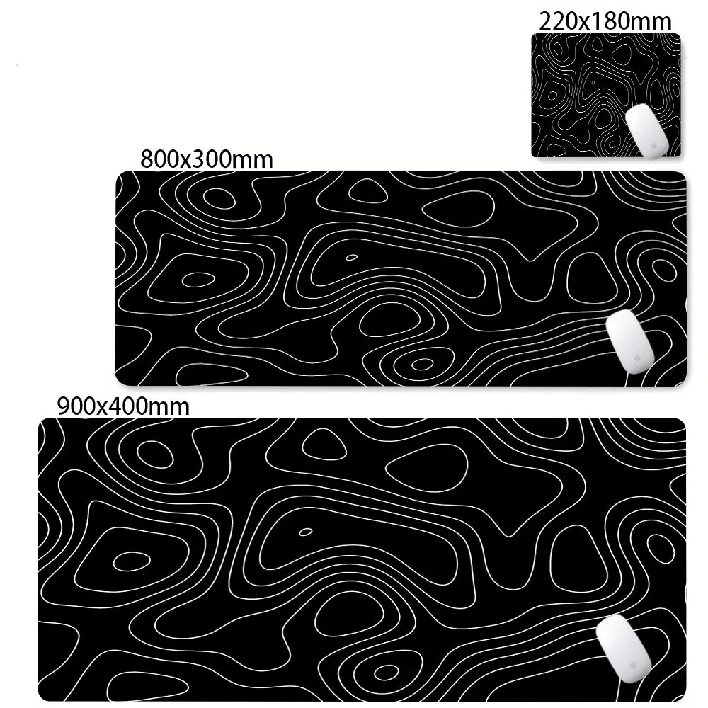 Tapis de Souris Gaming XXL Strata Liquid — Bords Cousus - GamerZone