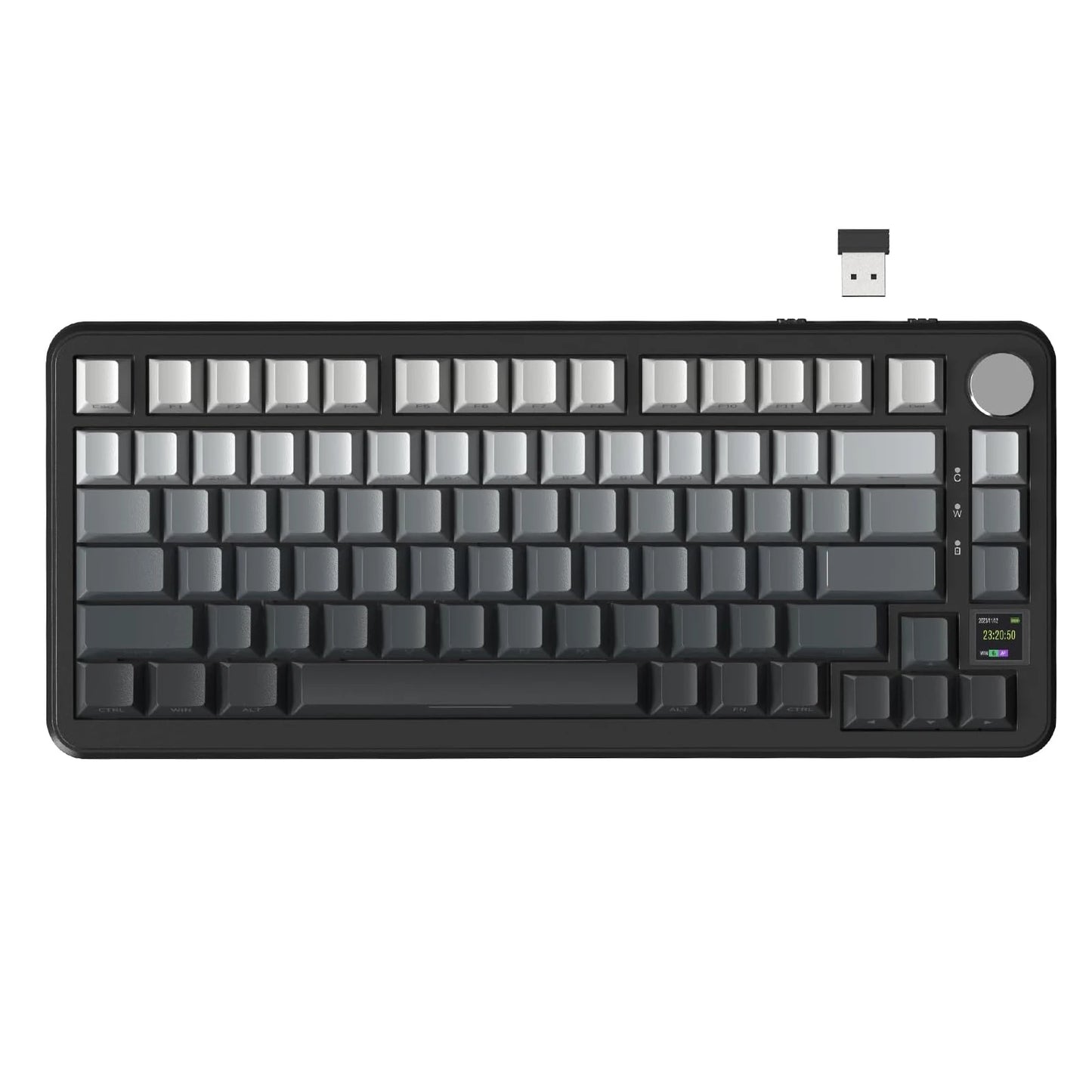 Clavier Mécanique Attack Shark X85Pro - 75% Écran Hot-Swap Sans Fil RGB