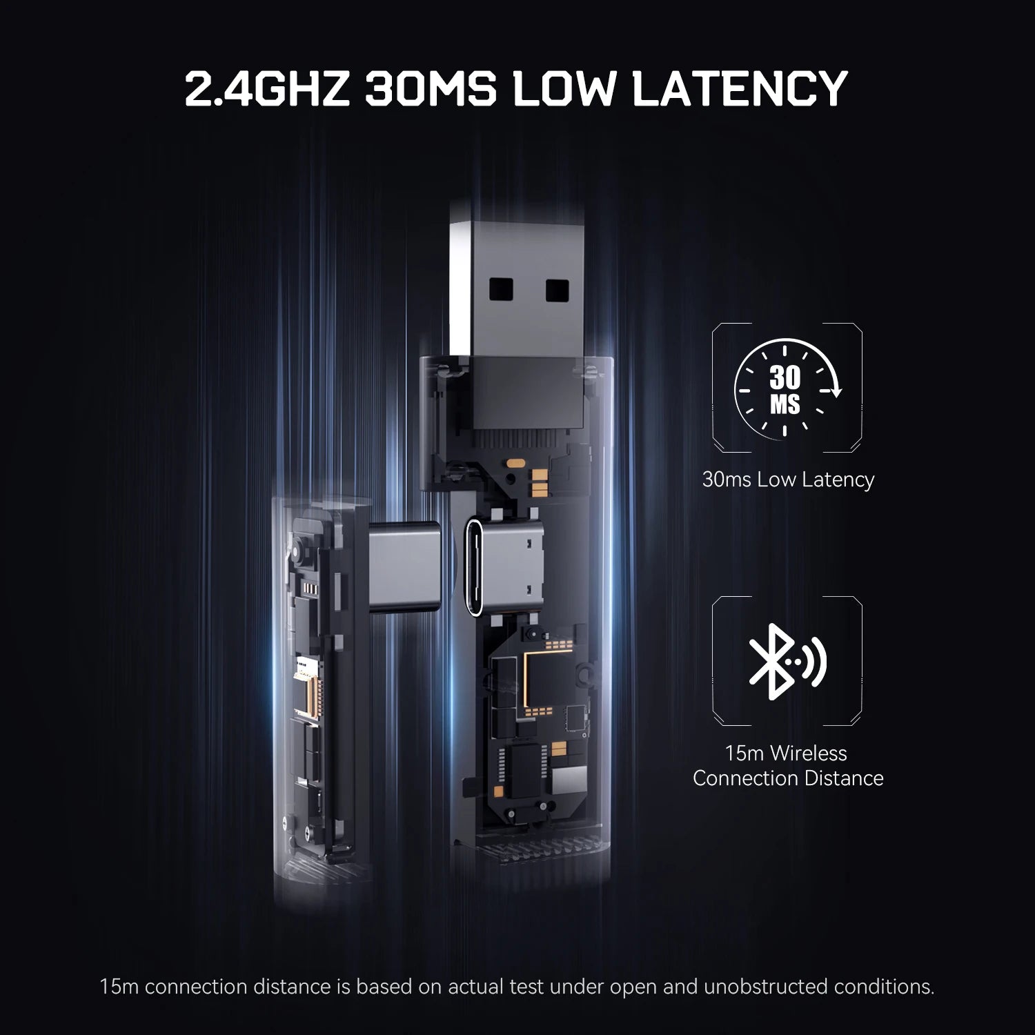 Casque gaming Bluetooth 2.4GHz RGB EKSA sans fil 35H — GamerZone