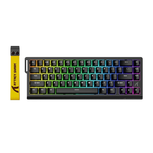 Clavier Gaming Mécanique Attack Shark X68 HE – 60% Rapid Trigger Hall Effect - GamerZone