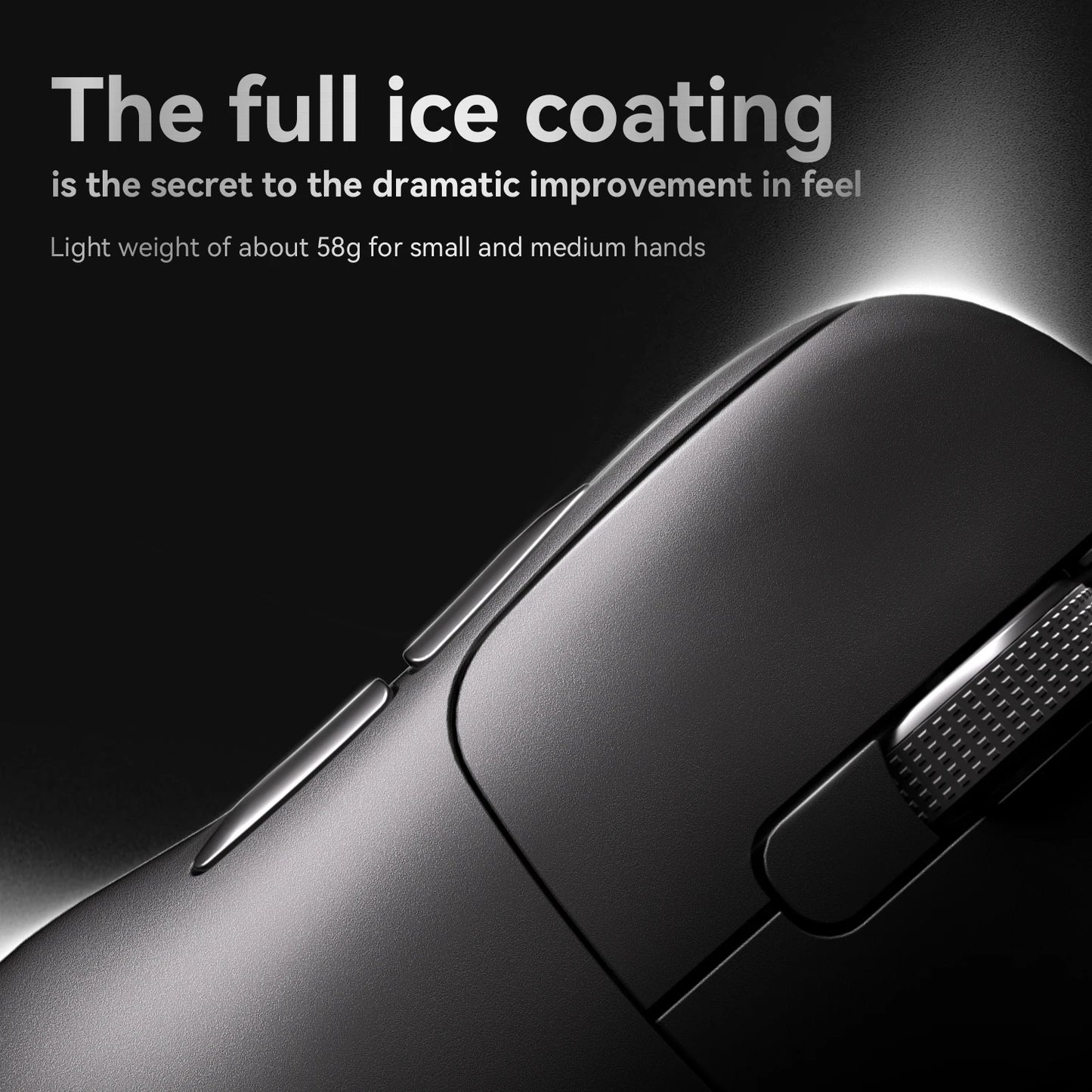Souris Gaming Sans Fil AJAZZ AJ179 Apex – Capteur PAW3950 – Tri-Mode 8000Hz – Écran Couleur – Station de Charge Magnétique – 58g