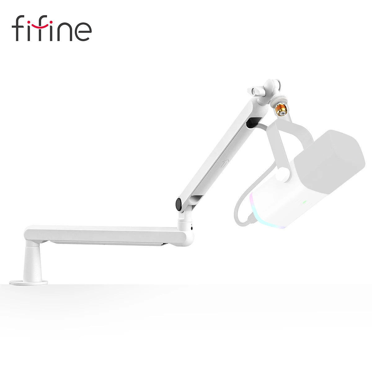 Bras de micro FIFINE articulé studio streaming BM88 gestion câbles — GamerZone