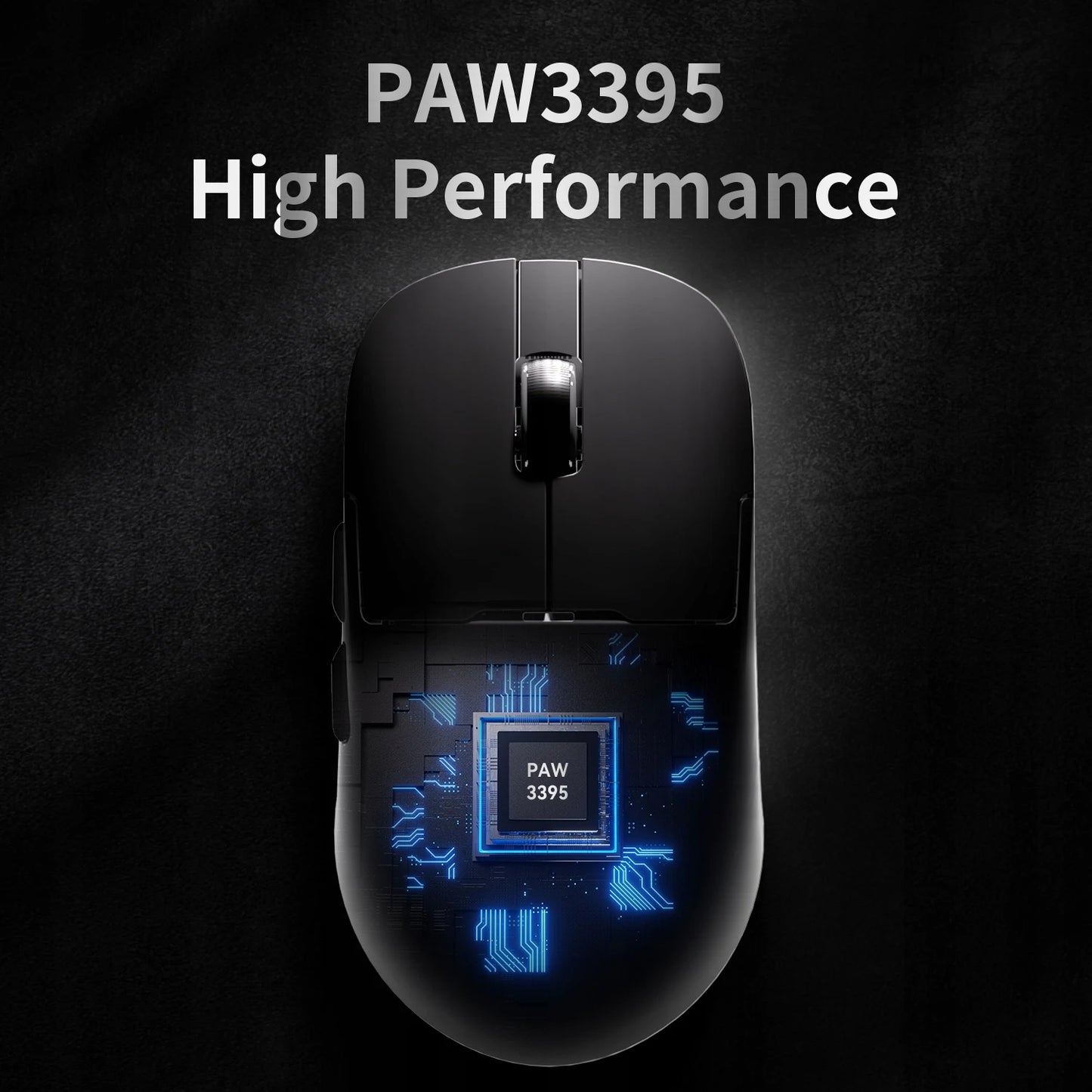Souris Gaming Sans Fil AJAZZ AJ159 Pro – Tri-Mode 2.4G/BT/Filaire – Capteur PAW3395 – Station de Charge Magnétique