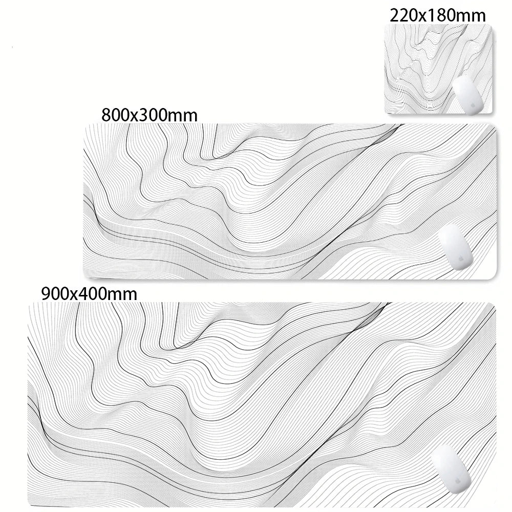 Tapis de Souris Gaming XXL Strata Liquid — Bords Cousus - GamerZone