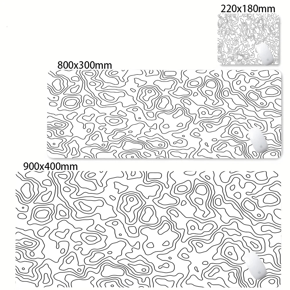 Tapis de Souris Gaming XXL Strata Liquid — Bords Cousus - GamerZone