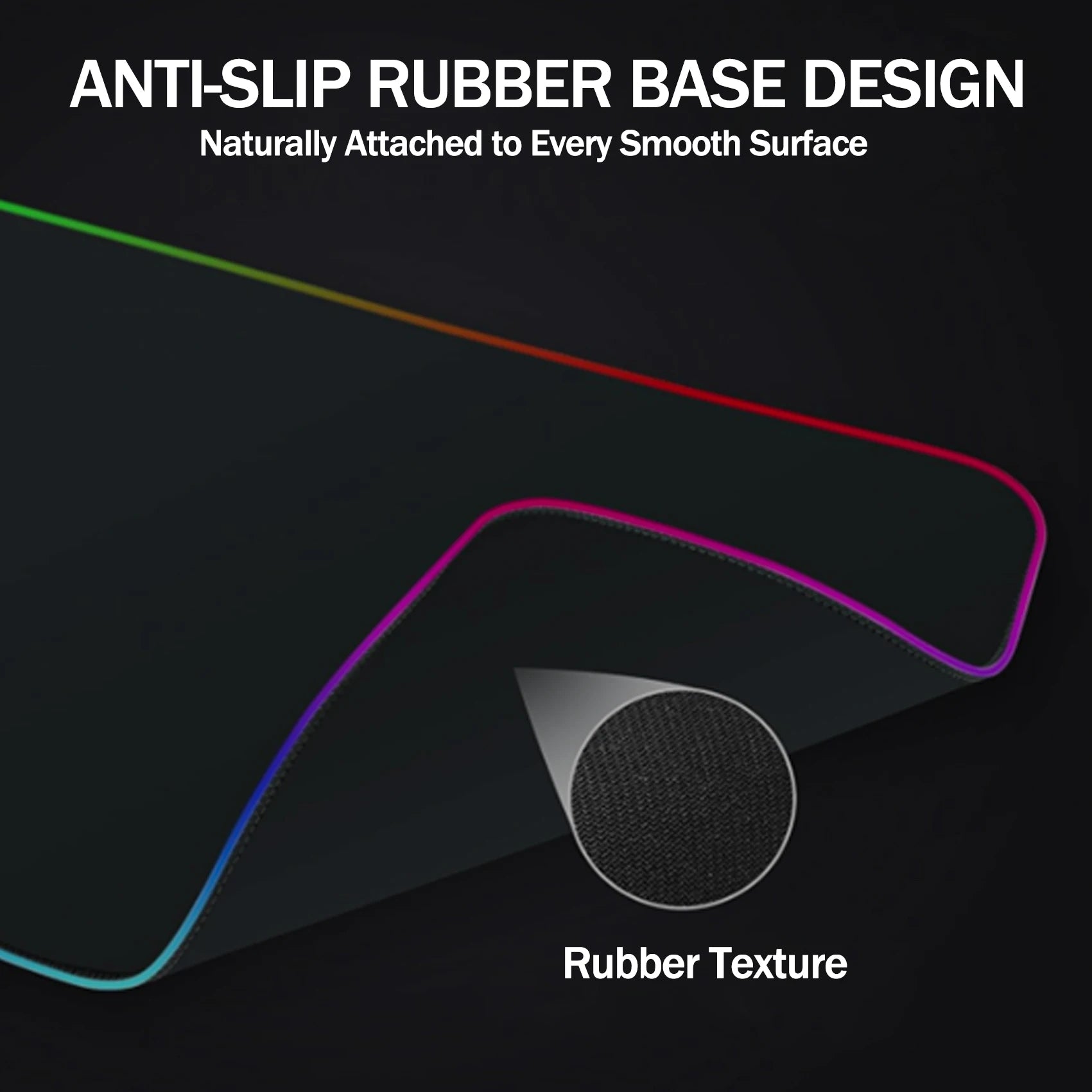Tapis de Souris Gaming RGB Chargeur Sans Fil 15W XL - GamerZone