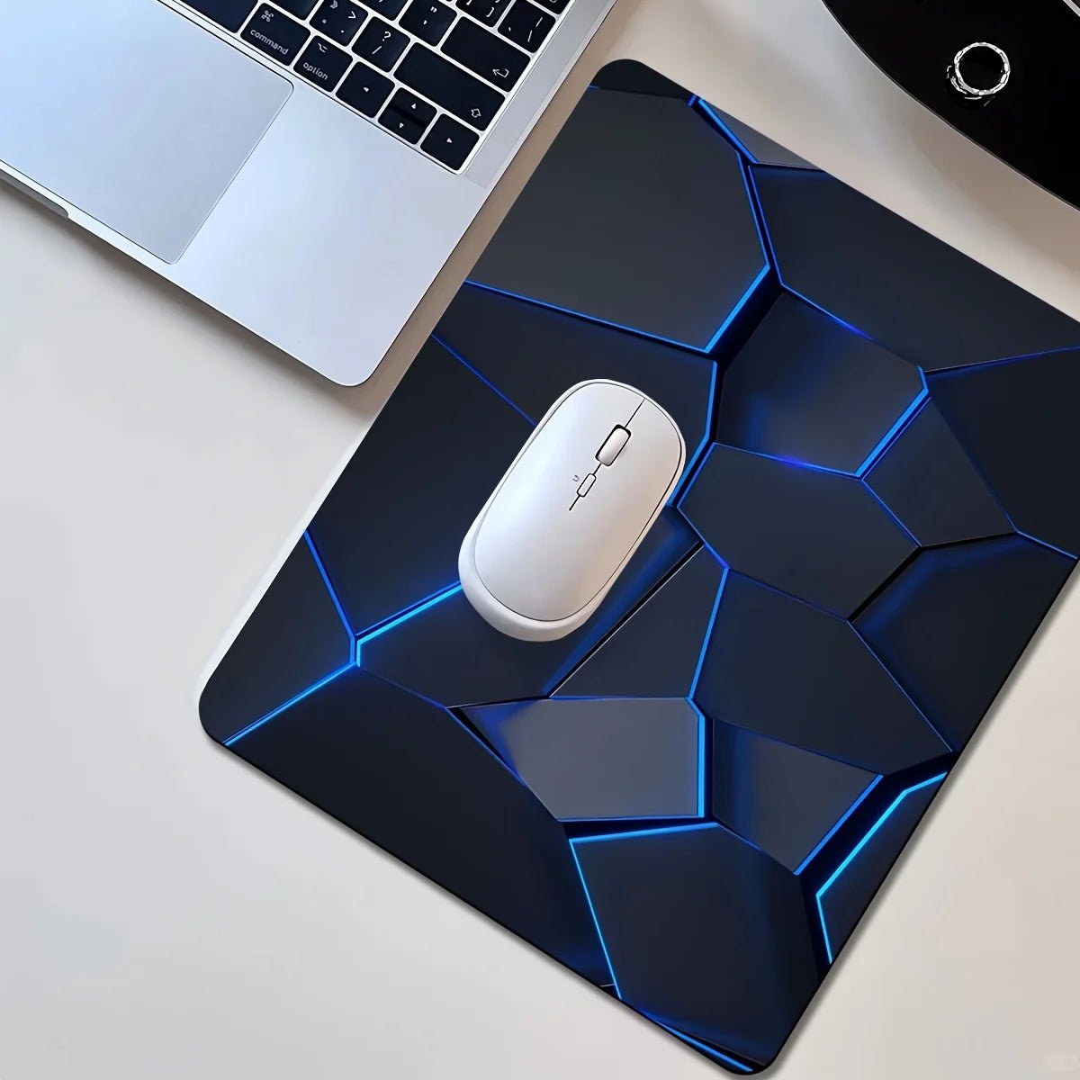 Tapis souris XXL gaming géométrie 3D RGB 8 tailles — GamerZone