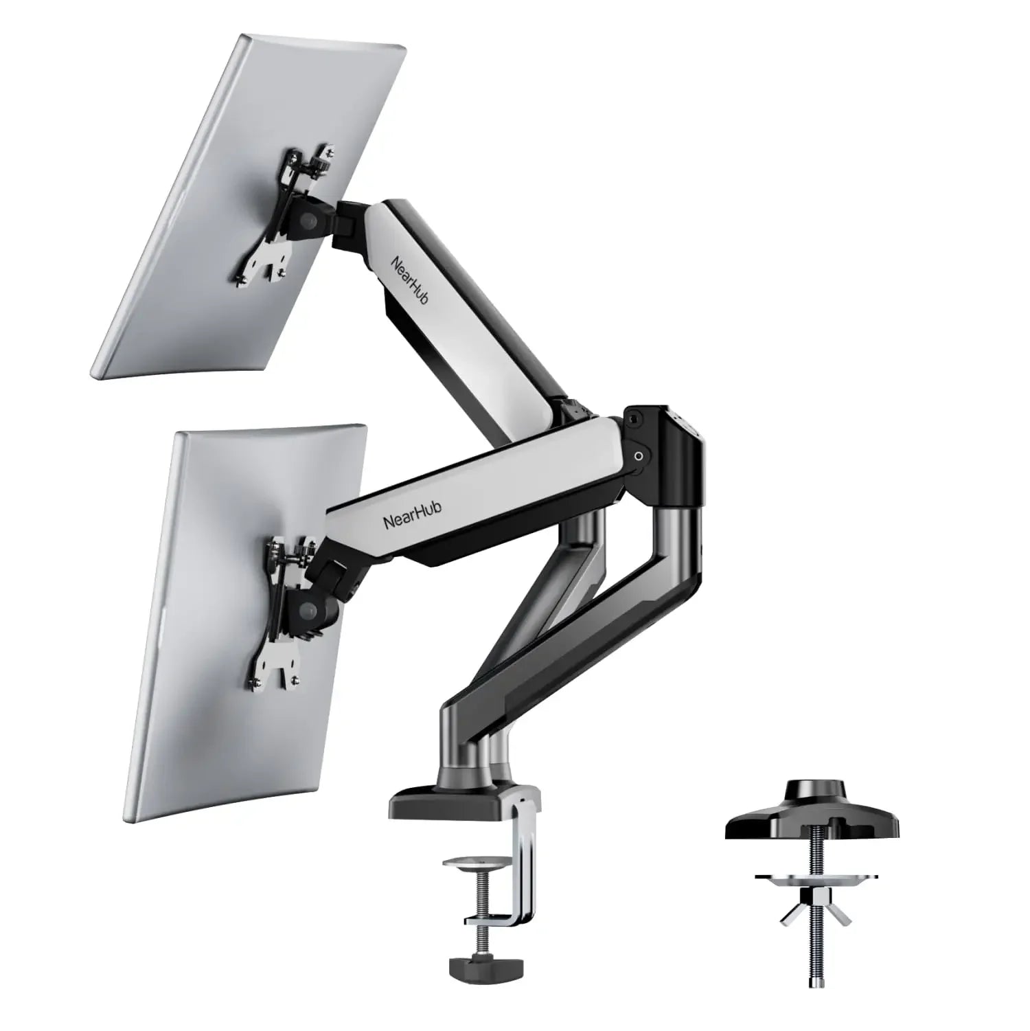Bras Double Écran Gaming — Support Moniteur Dual 13 - 32" - GamerZone