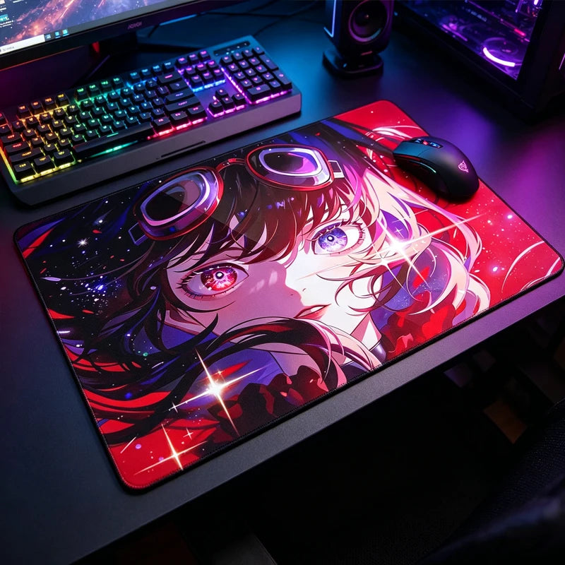 Tapis de souris verre gaming ATK Crimson Glass YUME FPS