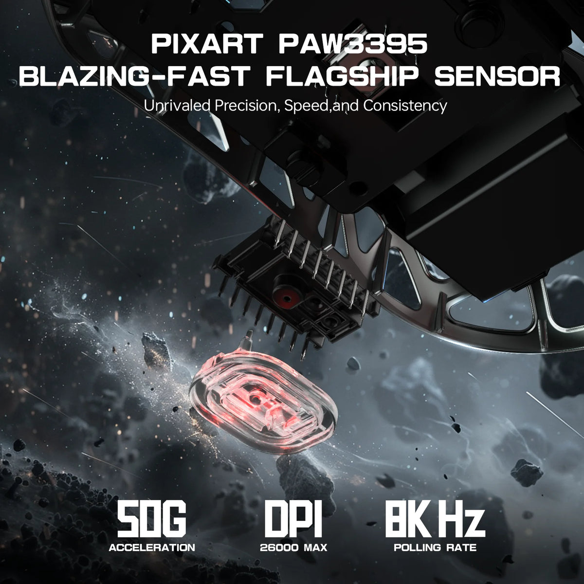 Attack Shark R3 – Souris Gaming Ultra-Légère 46 g - GamerZone