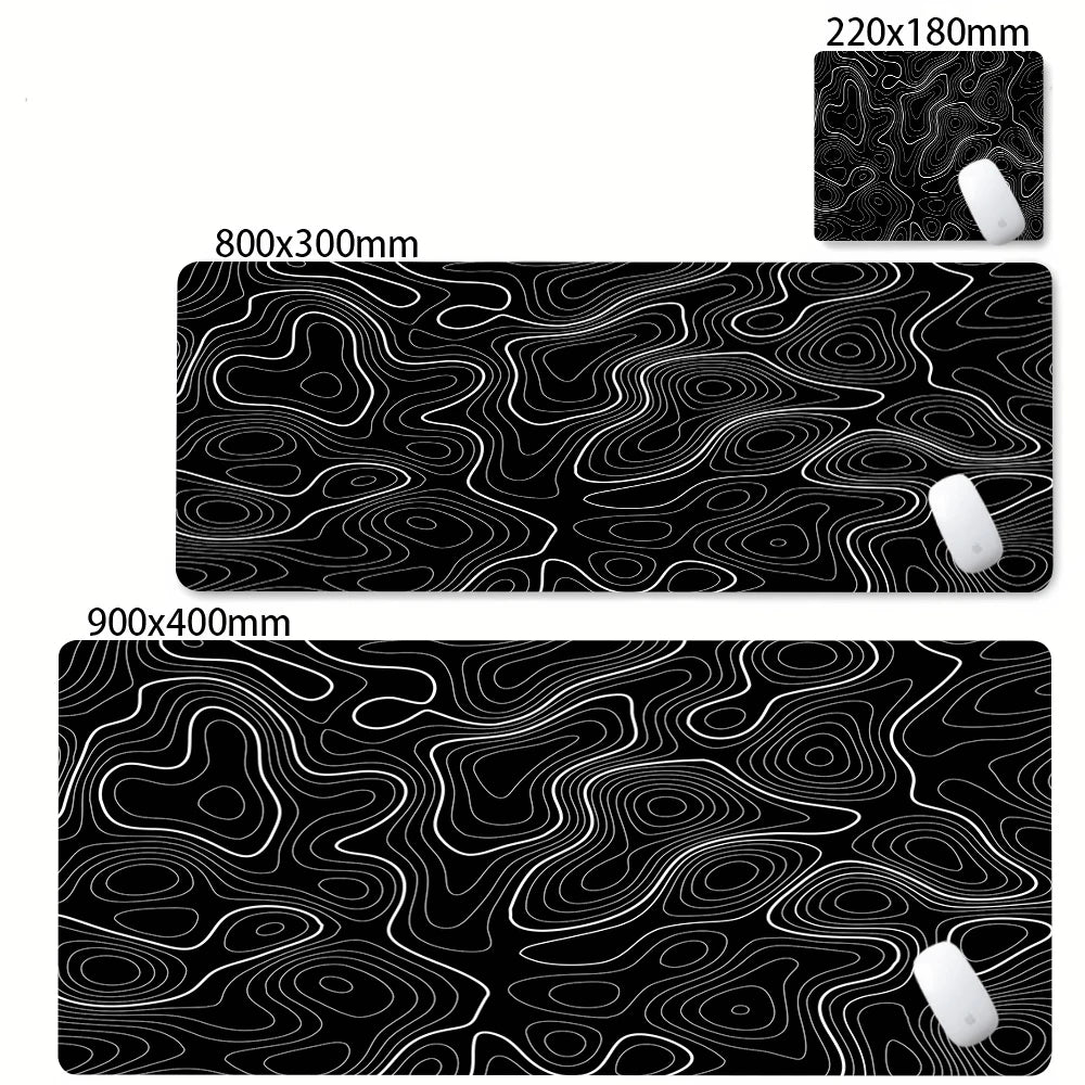 Tapis de Souris Gaming XXL Strata Liquid — Bords Cousus - GamerZone