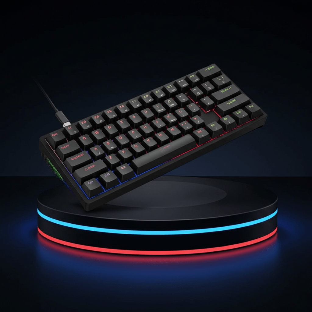 Clavier mécanique gaming compact K620 61 touches RGB Hot-Swap — GamerZone