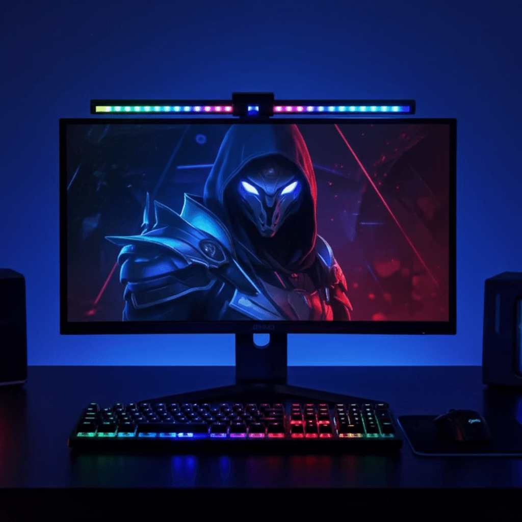 Barre LED RGB Moniteur — Double Face / Gaming / Bureau - GamerZone