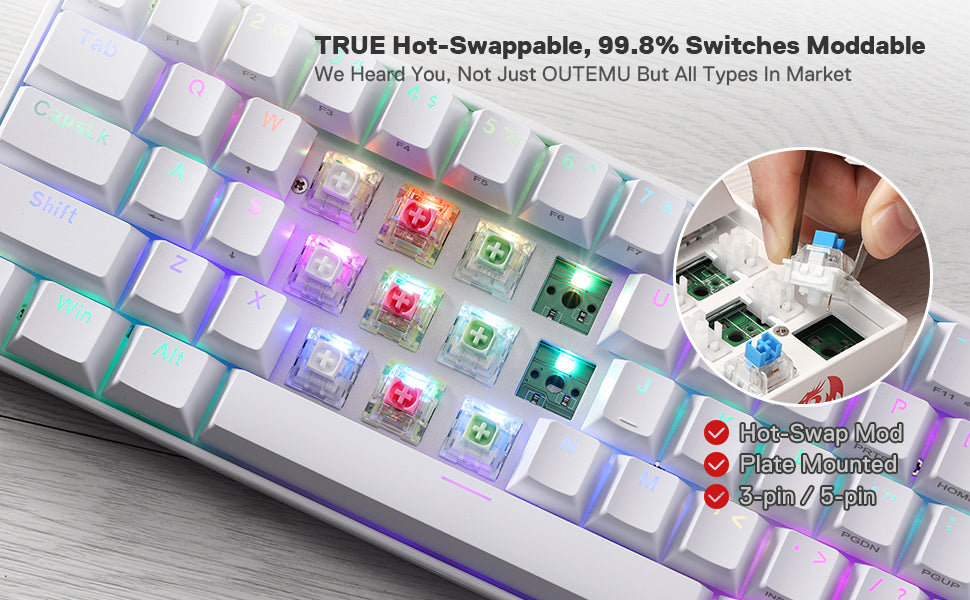 Clavier mécanique gaming Redragon K530 Pro connexion sans fil — GamerZone