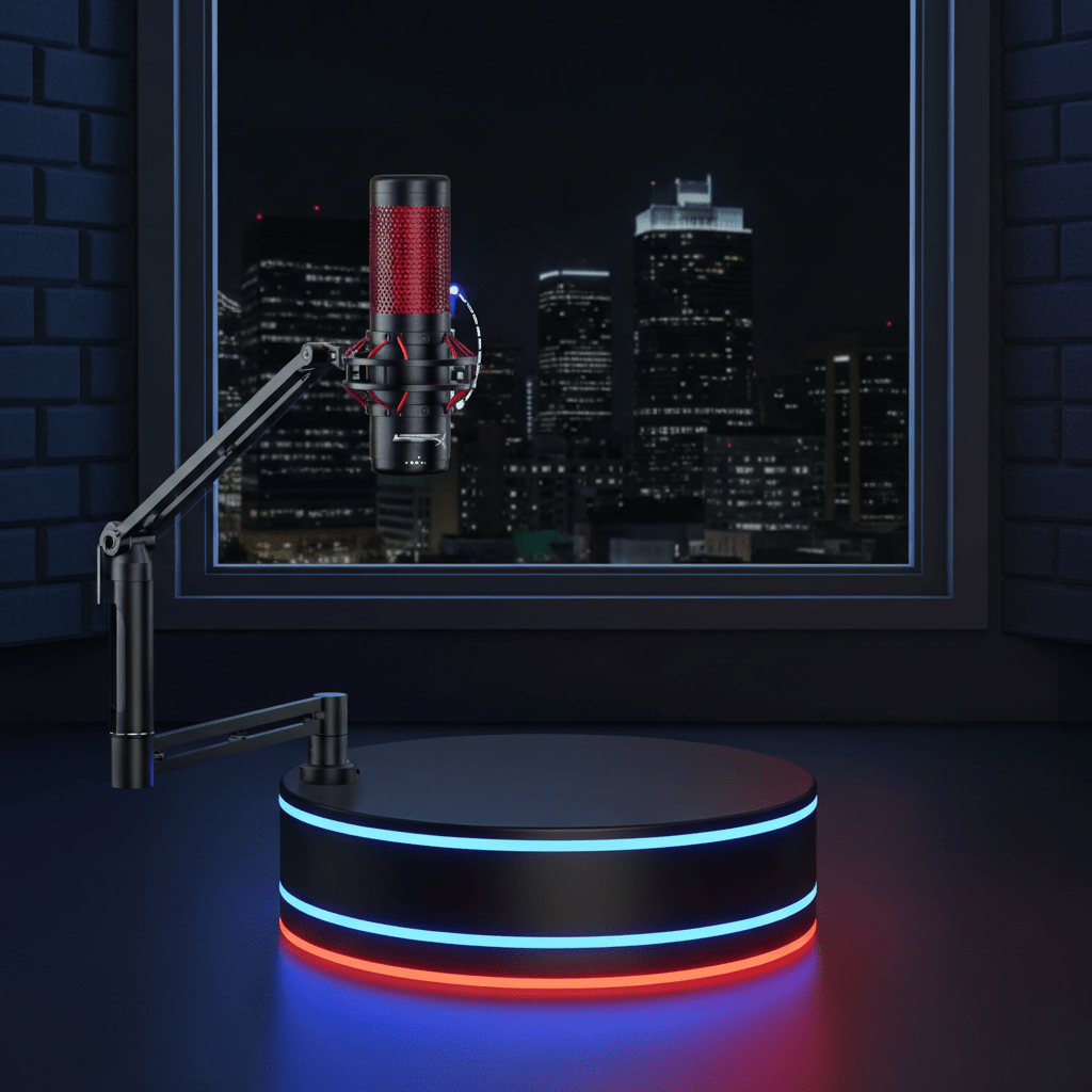 Bras Microphone Gaming Professionnel — Réglable 360°, Profil Bas, Gestion des Câbles — Compatible AM8, K688, A8 - GamerZone