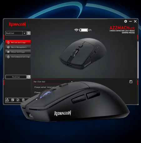 Redragon M618 LIT — Souris Gaming Sans Fil RGB Ergonomique 10000 DPI - GamerZone