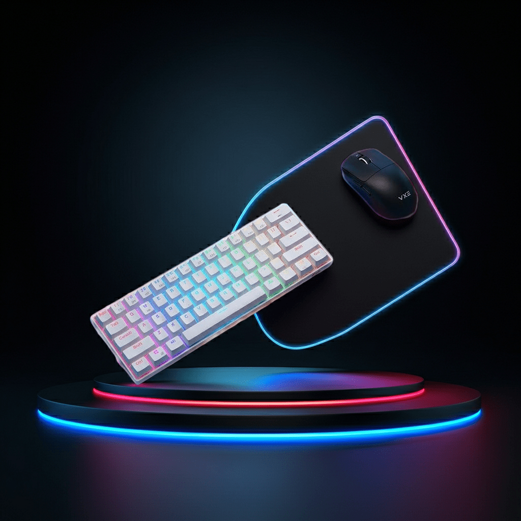 Pack Gaming Sans Fil Total — Clavier + Souris + Tapis - GamerZone